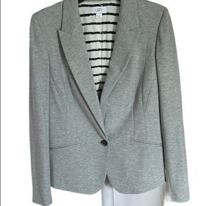 Ann Taylor Loft Jersey Knit Ponte Blazer Jacket, Size 10, stretchy